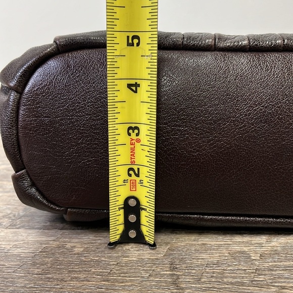 Brighton E242038 Vintage Brown Leather Shoulder Bag & Storage Bag - Picture 13 of 16